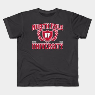 North Pole University Kids T-Shirt